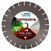 Disque diamant pour Scie à Sol et Scie à Essence - Spécial Béton Armé
