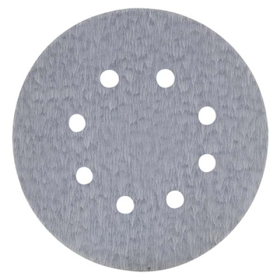 Lot 50 disques abrasifs velcro perforés 8 trous diamètre 115 mm