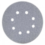 Lot 50 disques abrasifs velcro perforés 8 trous diamètre 115 mm