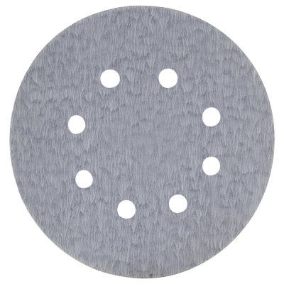 Lot 50 disques abrasifs velcro perforés 9 trous diamètre 150 mm