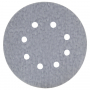 Lot 50 disques abrasifs velcro perforés 9 trous diamètre 150 mm
