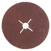 Lot de 25 disques abrasifs fibré au corindon "brun"