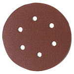 Lot de 25 disques velcro corindon 6 + 1 trous Ø 225 Ponceuse girafe