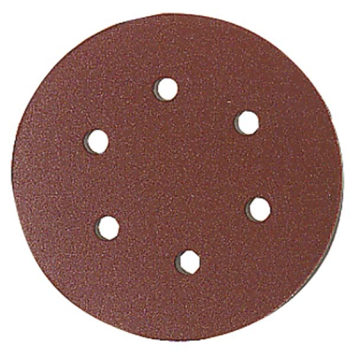 Lot de 25 disques velcro corindon 6 + 1 trous Ø 225 Ponceuse girafe