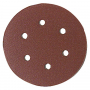 Lot de 25 disques velcro corindon 6 + 1 trous Ø 225 Ponceuse girafe
