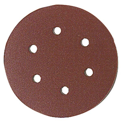 Lot de 50 disques abrasifs velcro perforés 6 ou 8 trous Ø 150