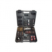 Coffret disqueuse d'angle avec accessoires (brosse, gomme & roues fibres)