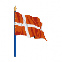 Drapeau de pays d'Union Européenne Danemark