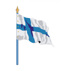 Drapeau de pays d'Union Européenne Finlande