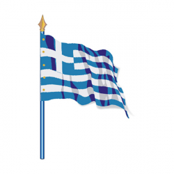 Drapeau de pays d'Union Européenne Grèce