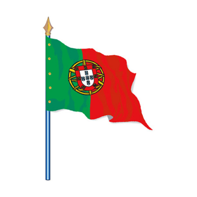 Drapeau de pays d'Union Européenne Portugal