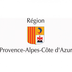 Drapeau de région administrative Provence Alpes Côte d'Azur