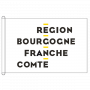 Oriflamme de région administrative Bourgogne Franche Comté