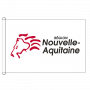 Oriflamme de région administrative Nouvelle Aquitaine