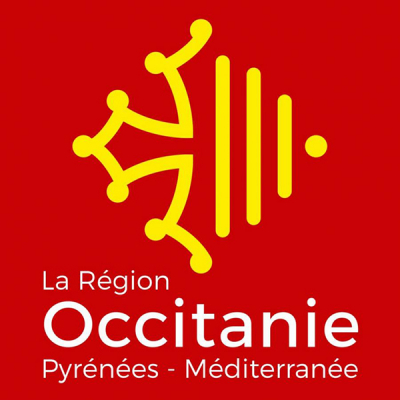 Oriflamme de région administrative Occitanie