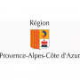 Oriflamme de région administrative Provence Alpes Côte d'Azur