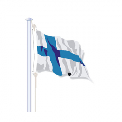 Pavillon de pays de l'Union Européenne Finlande