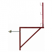 Console 1000 x 1000 mm avec potelets