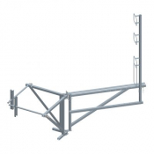 Console d'angle acier modulable sur 2 traversées – Dimos
