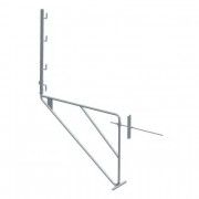 Console de façade acier 1,50 m traversée de mur – Dimos