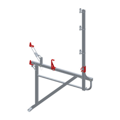 Echafaudage de toit OSSMAN® avec fixation – Alu, norme EN 13 374 C – Dimos
