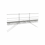 Pont couvreur R200 9,00 m linéaire complet - Acier