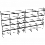 Echafaudage de façade DUO 45 lot de 190 m2