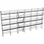 Echafaudage de façade DUO 45 lot de 190 m2