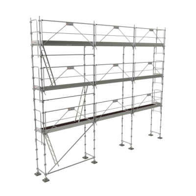 Echafaudage façadier Comabi R200 Acier Lot 80 m2