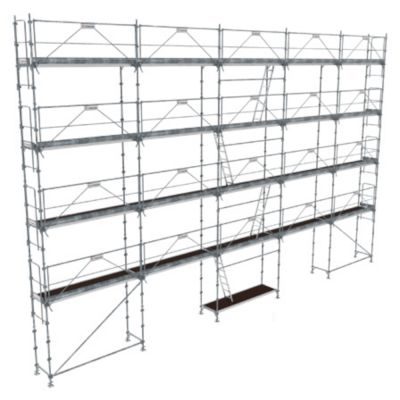 Echafaudage façadier Comabi R200 Aluminium Lot 160 m2