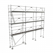 Echafaudage façadier Comabi R200 Aluminium Lot 80 m2