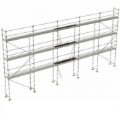 Echafaudage façadier Comabi R200 BUDGET acier Lot 128 m2