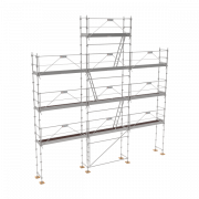 Echafaudage façadier Comabi R200 Pignon aluminium - Lot 88 m2