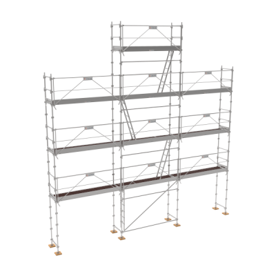 Échafaudage façadier Comabi R200 Pignon - Lot 88 m2 / Plancher Acier