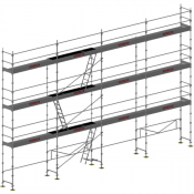 Echafaudage Façadier DUO 45 - Lot 104 m2