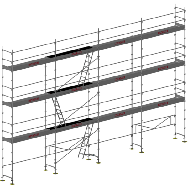 Echafaudage Façadier DUO 45 - Lot 104 m2