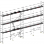 Echafaudage Façadier DUO 45 - Lot 104 m2