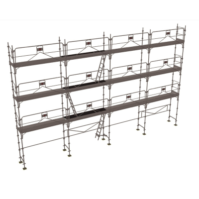 Échafaudage façadier DUO-45+ - Lot 104 m2