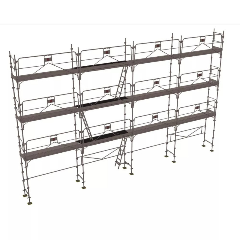 Échafaudage façadier DUO-45+ - Lot 104 m2