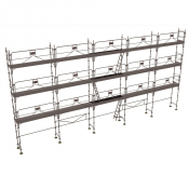 Échafaudage façadier DUO-45+ - Lot 128 m2