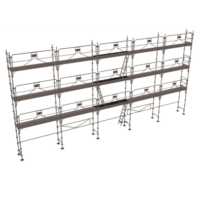 Échafaudage façadier DUO-45+ - Lot 128 m2