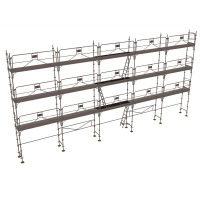 Échafaudage façadier DUO-45+ - Lot 128 m2 Échafaudage façadier DUO-45+ - Lot 128 m2