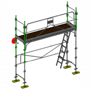 Echafaudage façadier DUO-45 - Lot 16 m2