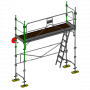 Echafaudage façadier DUO-45 - Lot 16 m2