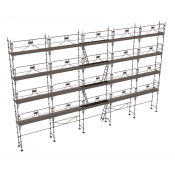 Échafaudage façadier DUO-45+ - Lot 160 m2