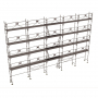 Échafaudage façadier DUO-45+ - Lot 160 m2