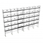 Échafaudage façadier DUO-45+ - Lot 228 m2