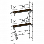 Echafaudage façadier DUO-45 - Lot 24 m2