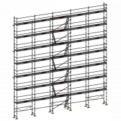 Échafaudage façadier DUO-45 - Lot 256 m2