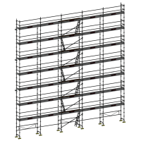 Échafaudage façadier DUO-45 - Lot 256 m2